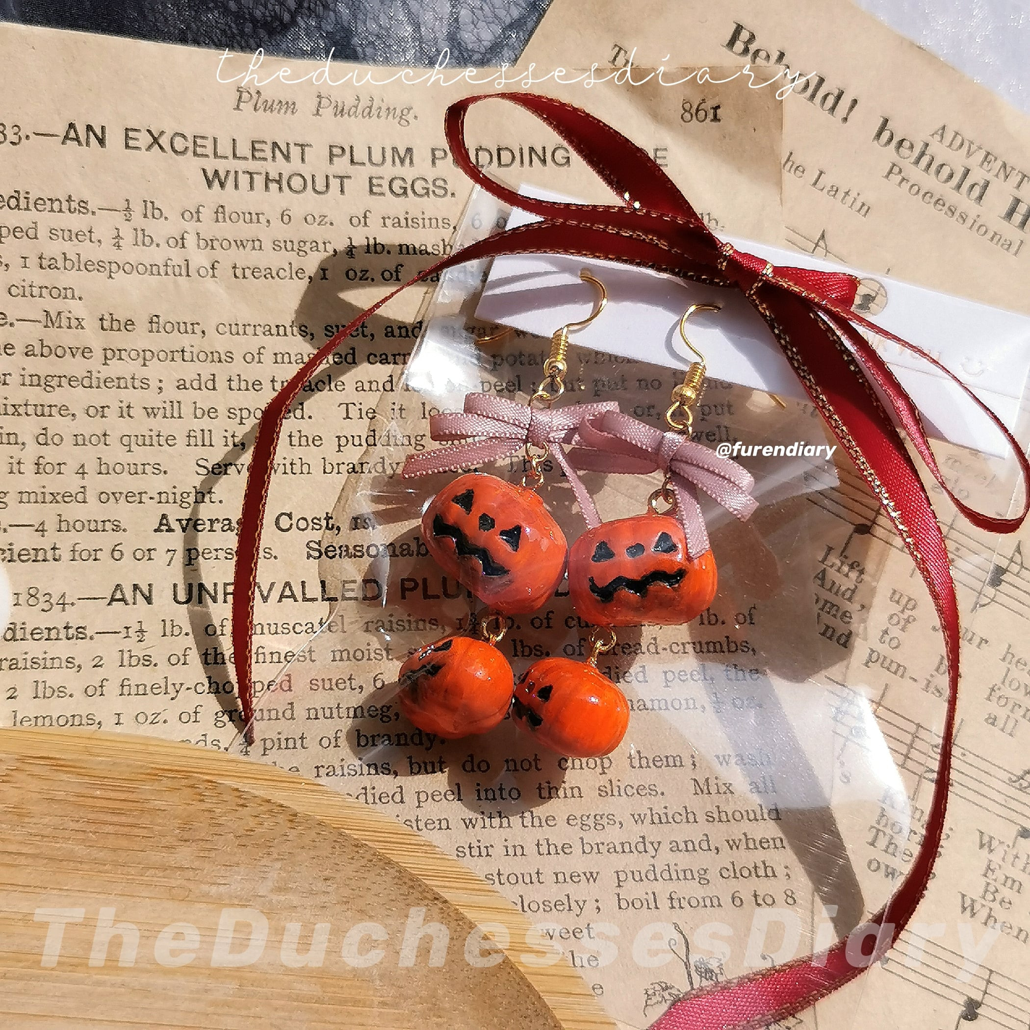 Pumpkin Earrings 🎃 南瓜耳环