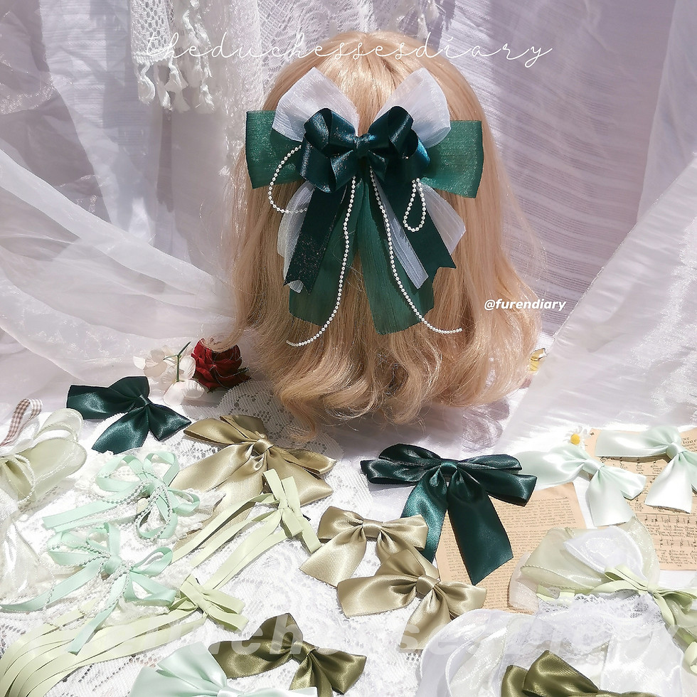 Thumbnail: Light Whisper Ribbons ʚɞ  浅色悄悄蝴蝶结