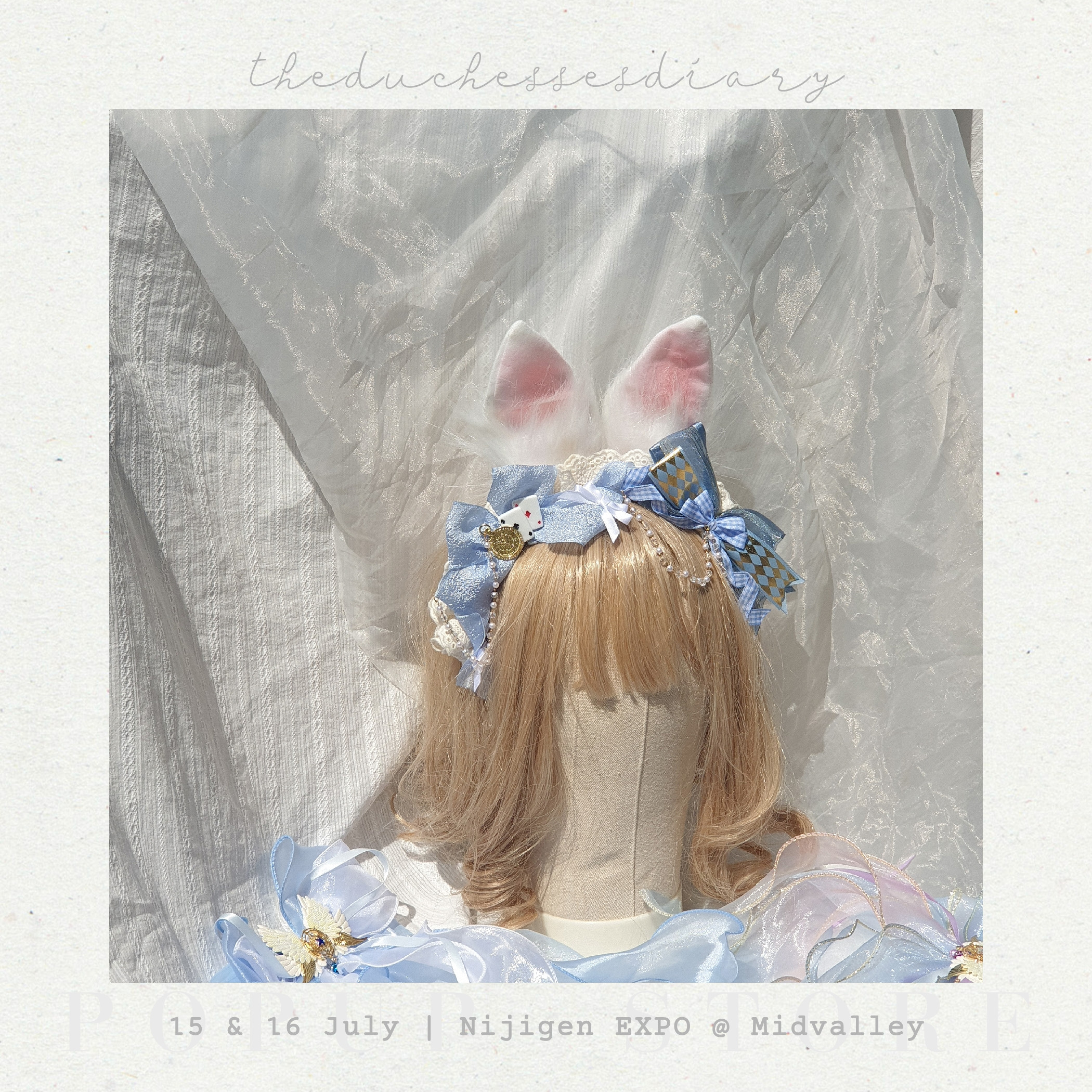 Alice Bunny Ears ꒰ᐢ. .ᐢ꒱ 爱丽丝兔子耳朵