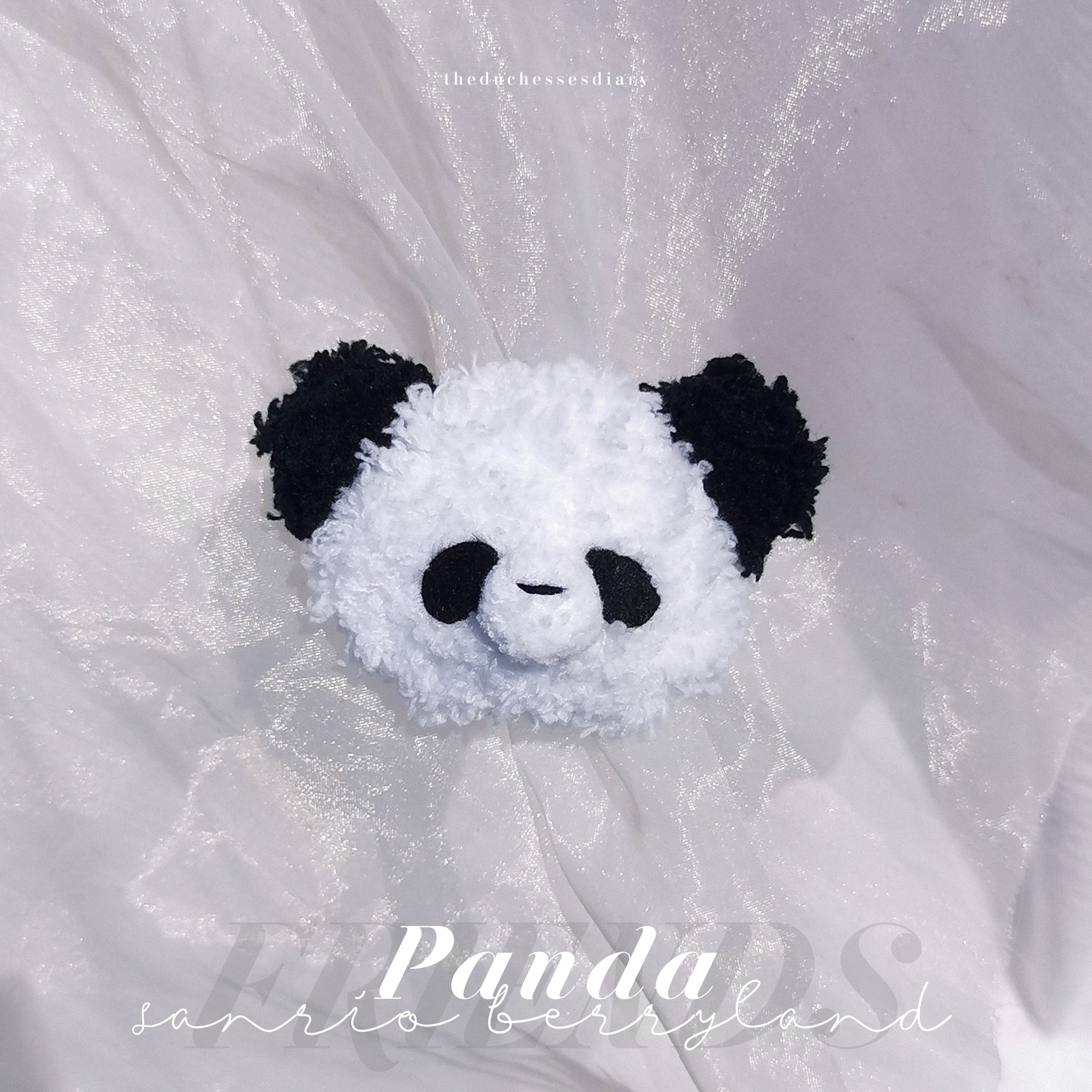 Panda Brooch & Hairclip