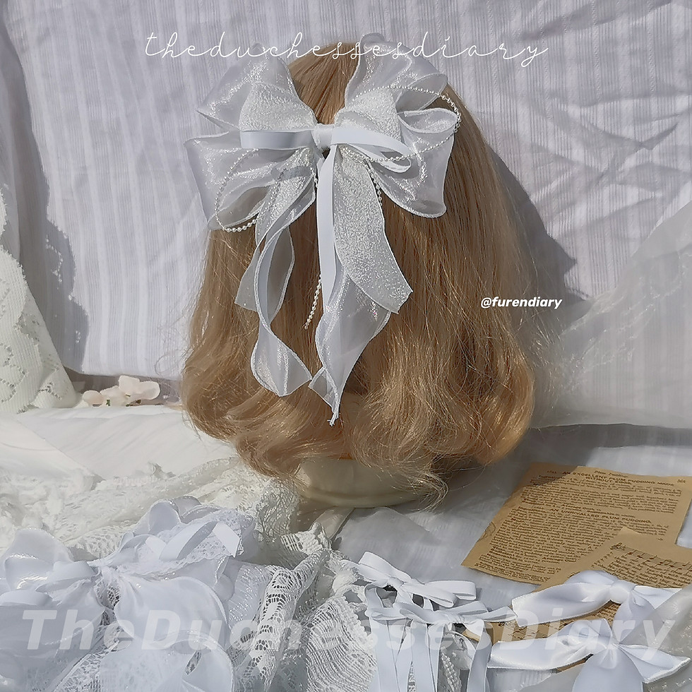 Thumbnail: Light Whisper Ribbons ʚɞ  浅色悄悄蝴蝶结
