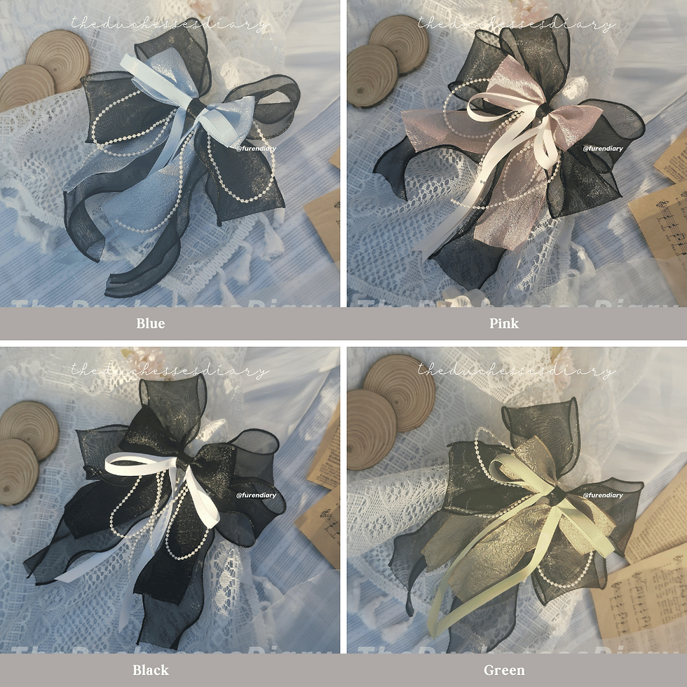 Thumbnail: Dark Whisper Ribbons ʚɞ  深色悄悄蝴蝶结