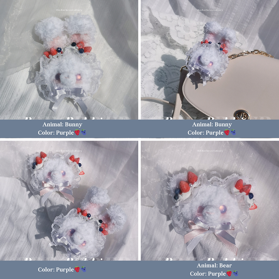 Thumbnail: Berry Bubbies Brooch & Hairclip