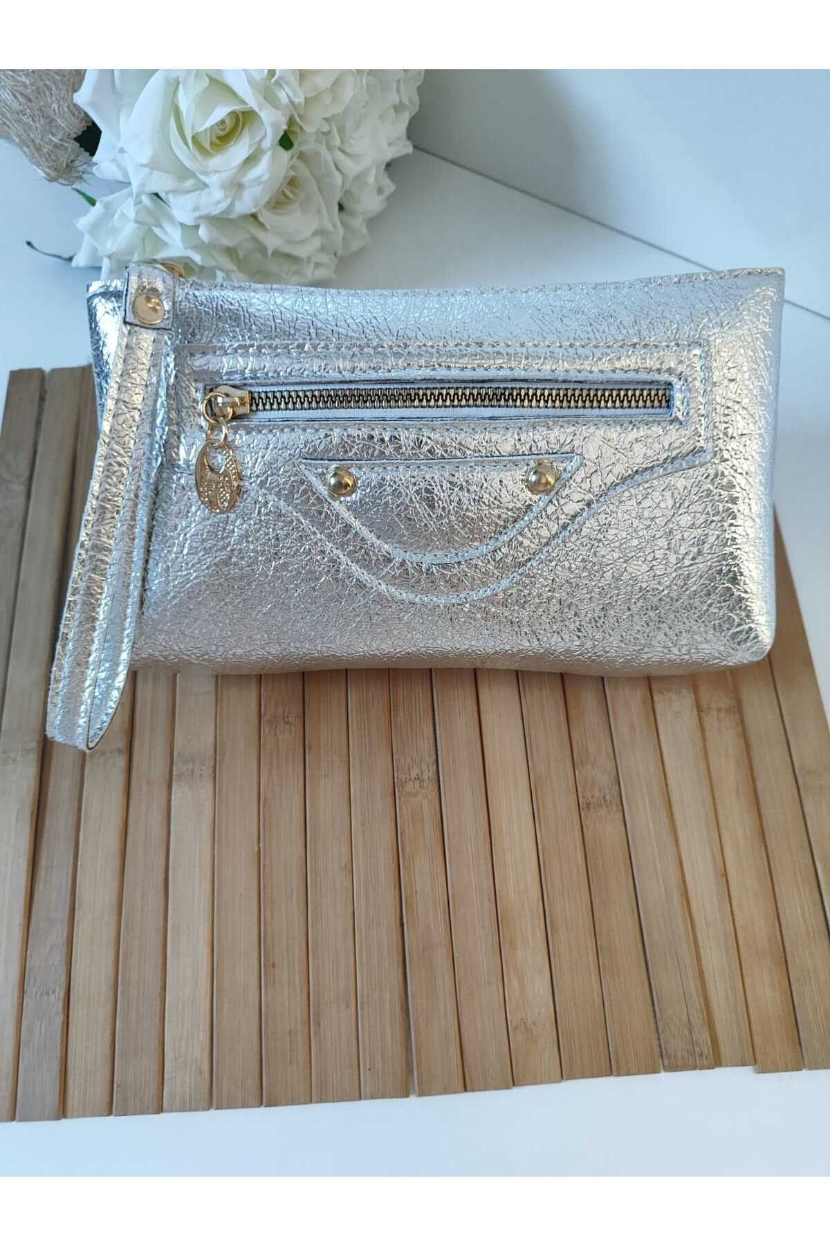 Kadın Sarı Leopar El Çantası Portföy Çanta Günlük Cüzdan Çanta Hediyelik Çanta