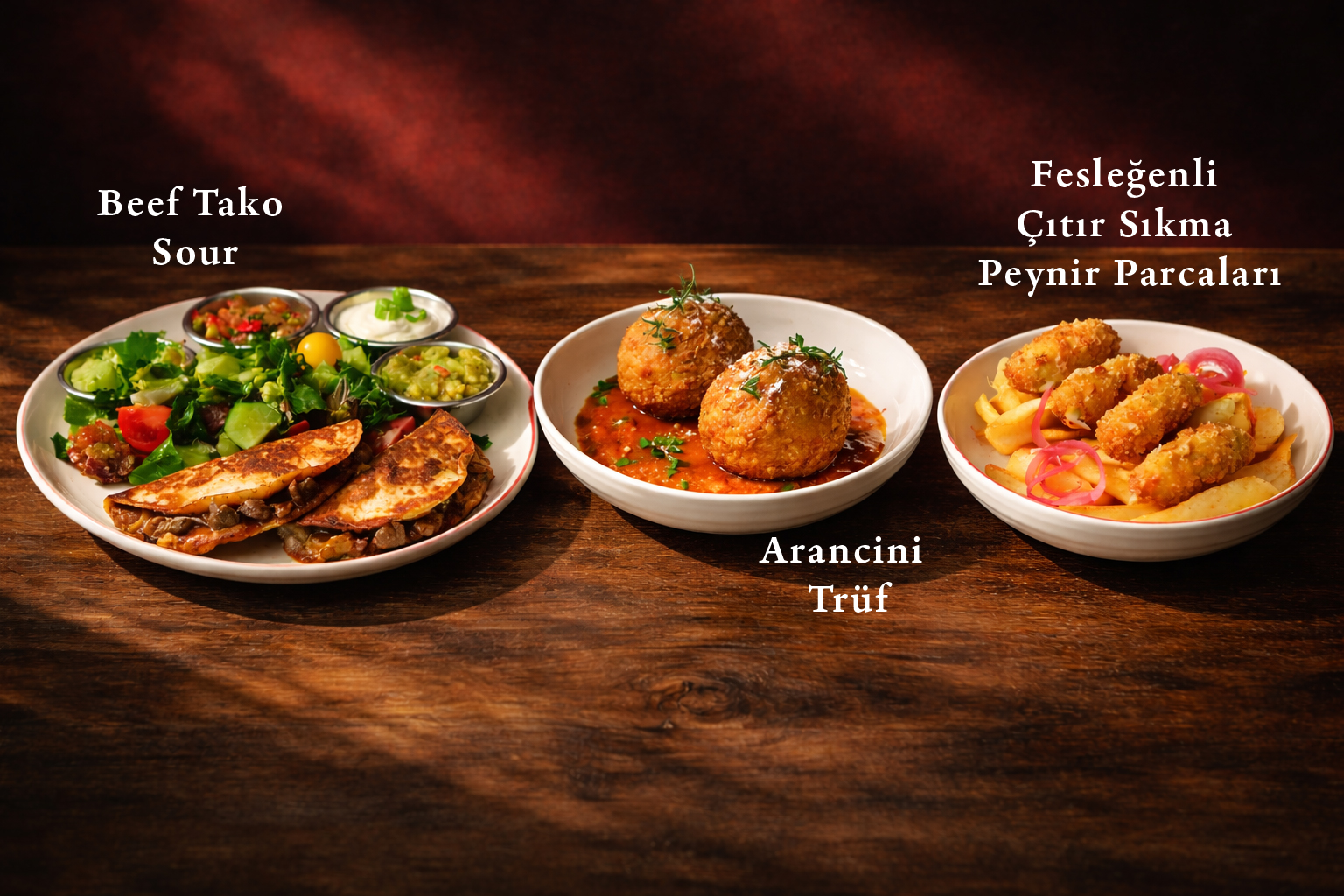 Arranged Food and Objects