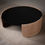 Küçük resim: Ble Circle Table - Black- Patina Creme Modern Doğal Yuvarlak Orta Sehpa
