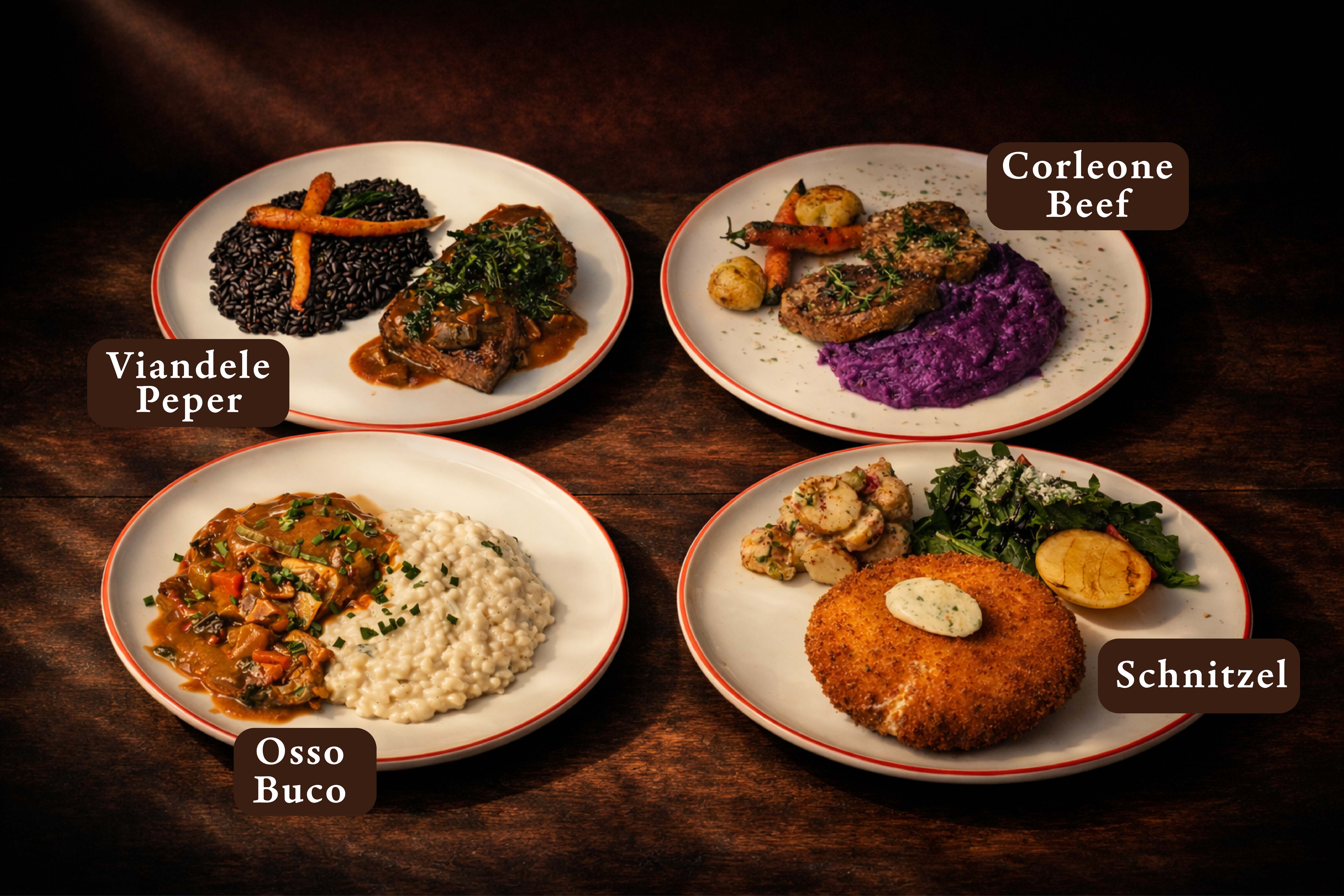 Arranged Food and Objects