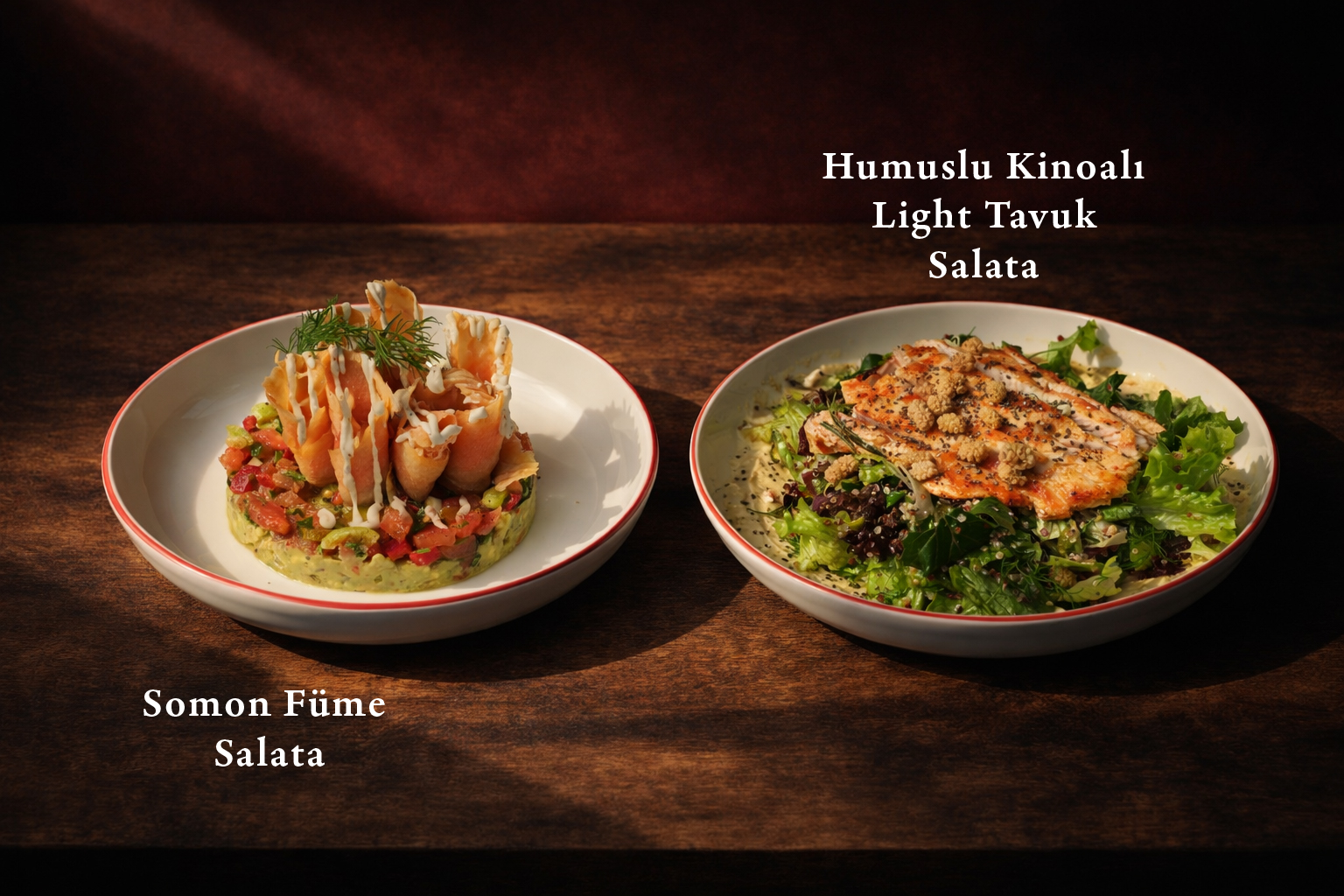 Arranged Food and Objects