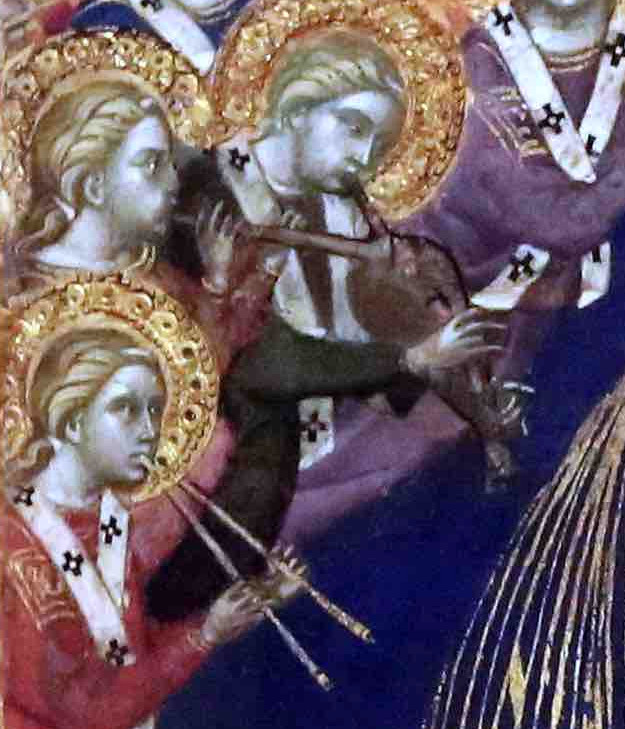1-Couronnement de la Vierge, (détail2).