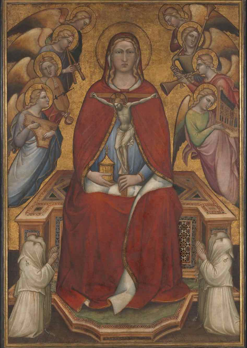 1-Saint Mary Magdalen Holding a Crucifix