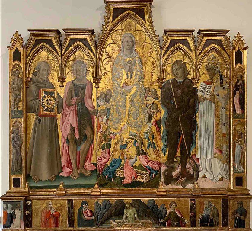 1-La Pala di Staggia Eglise de San Silve
