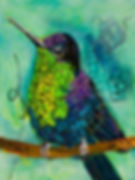 Hummingbird Two Print