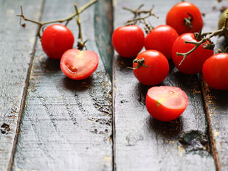 125 Calorie Tomato Soup with Fried Zucchini - 5:2 Lunch Recipe Idea
