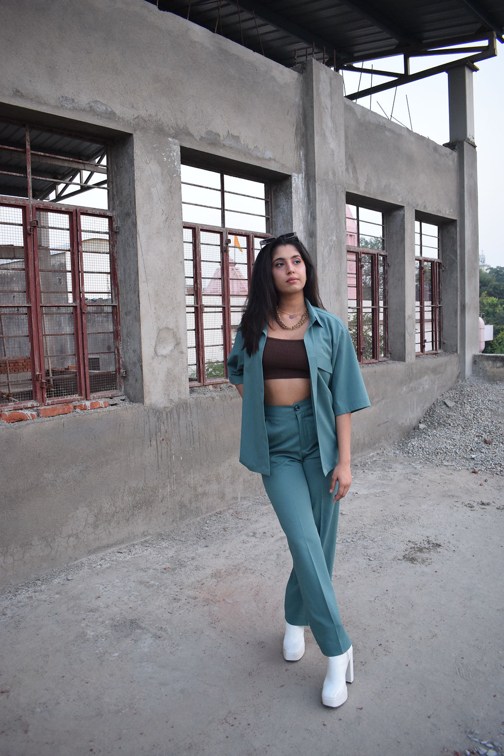 Thumbnail: Twill Teal Co-ord set