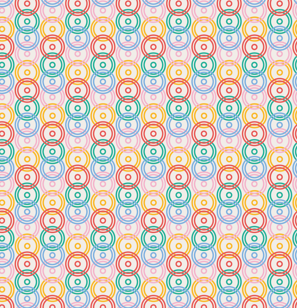 el tricicle brand pattern design in color