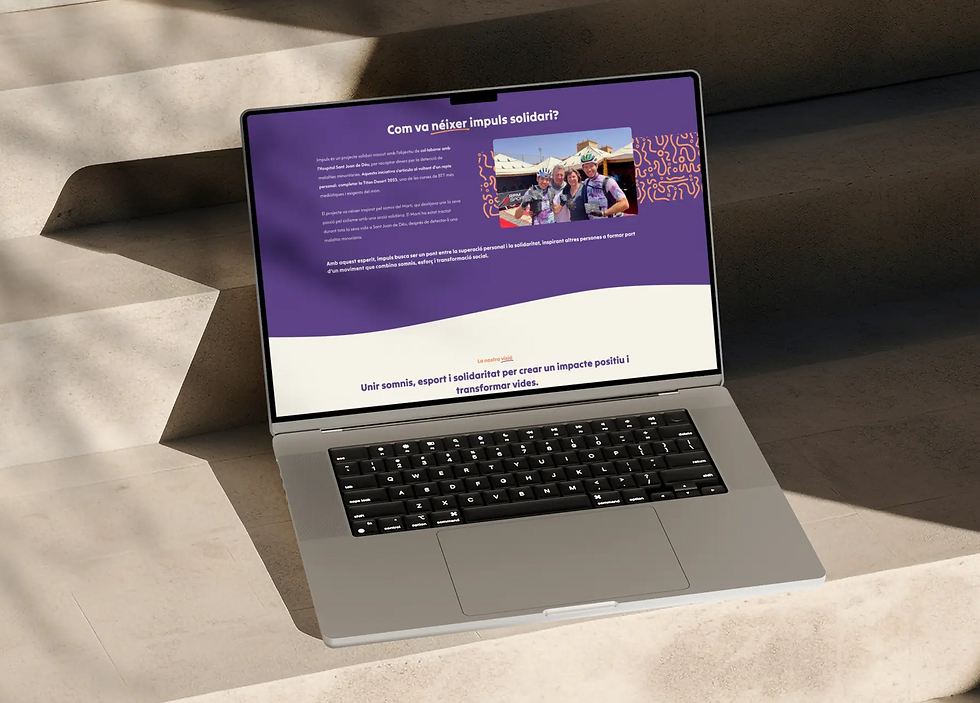 web design and web development project for a sports branding