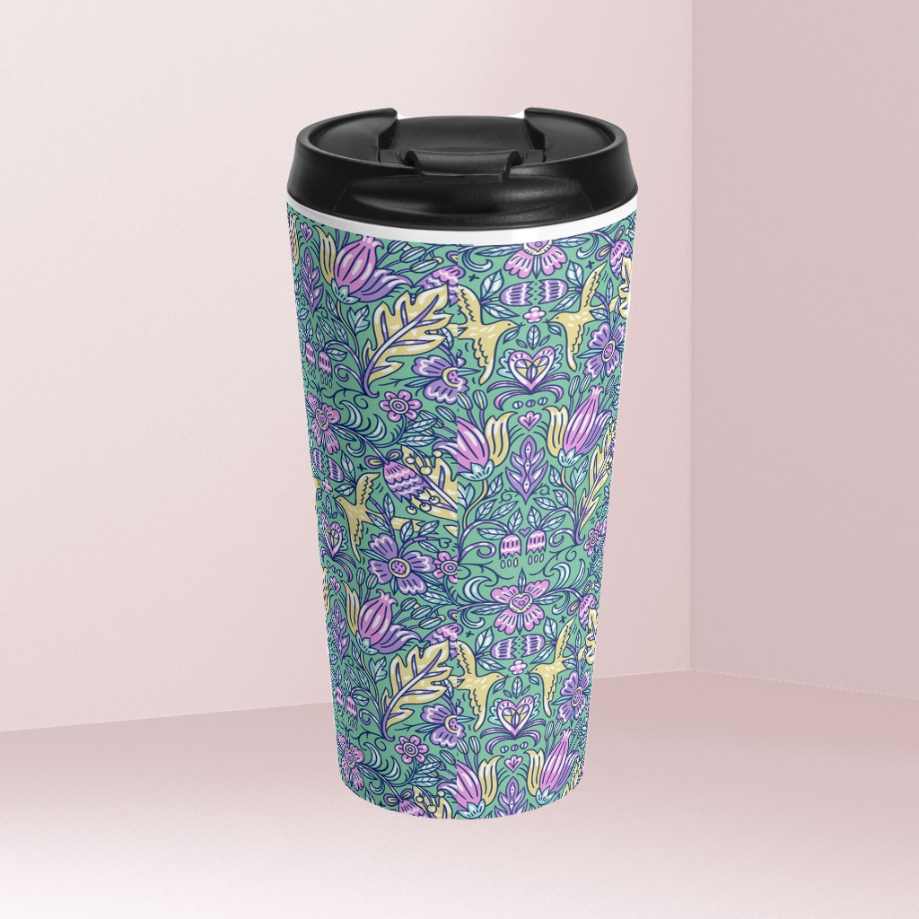Love birds Stainless Steel Travel Mug