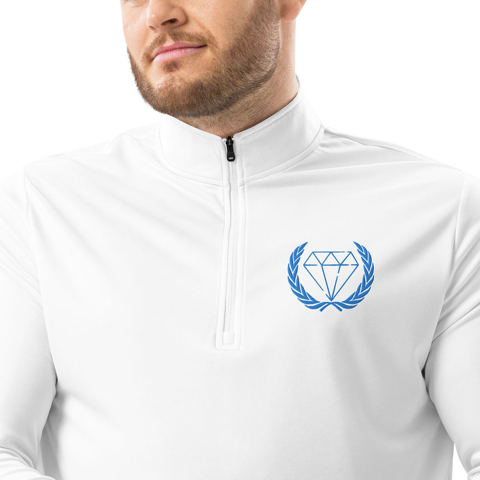 Thumbnail: Diamond Eco-Addias Quarter zip pullover