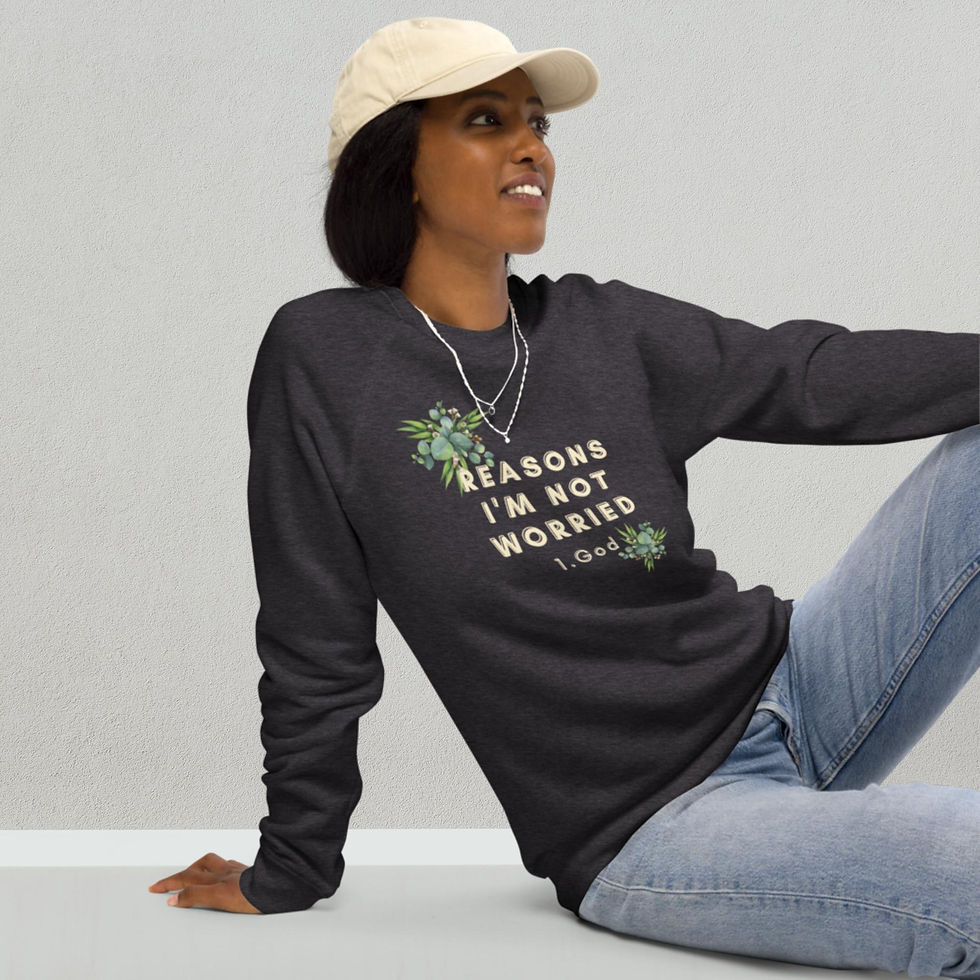 Miniature : Not Worried organic sweatshirt