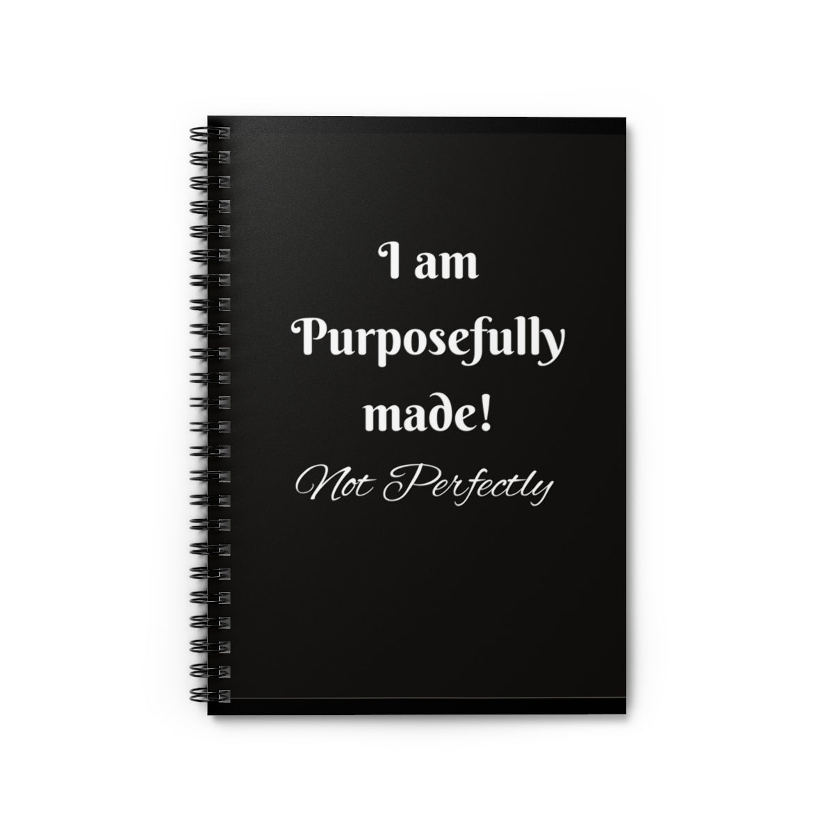 Purposefully made Spiral Notebook