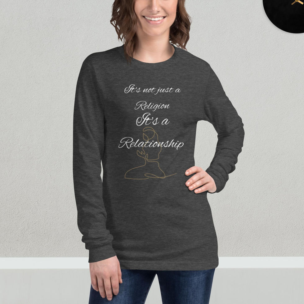 Thumbnail: Not just religion Unisex Long Sleeve Tee
