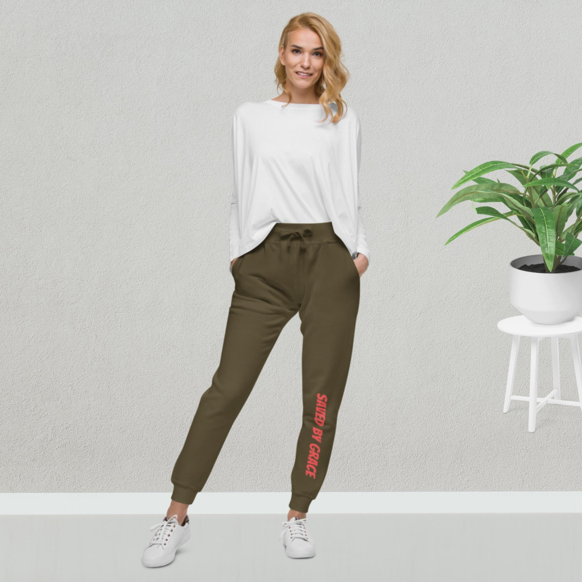Saved by Grace - Pantalon de survêtement unisexe en polaire