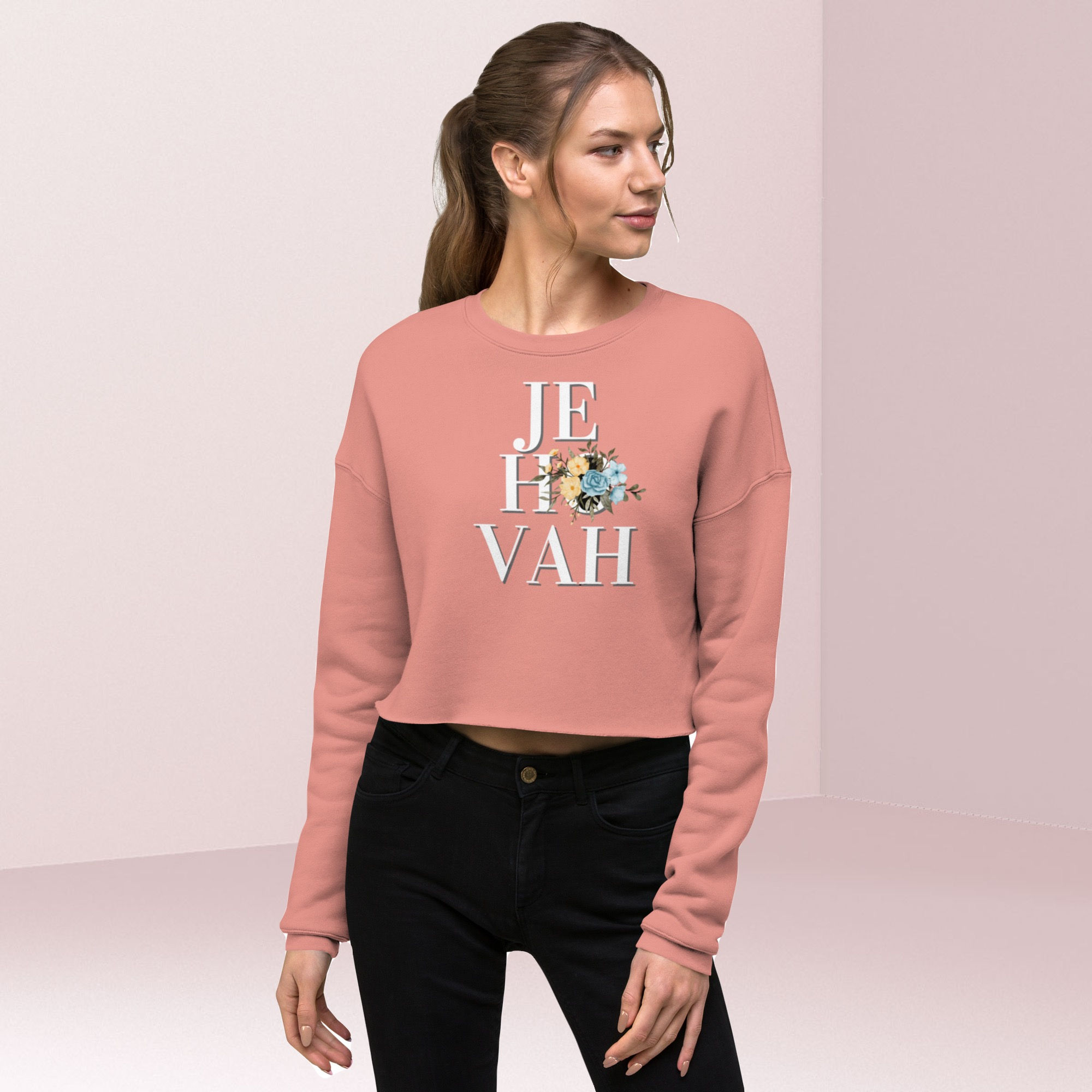 Jehovah Crop Sweatshirt