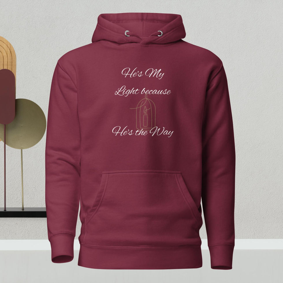 Miniatyrbild: He's the way Unisex Hoodie 