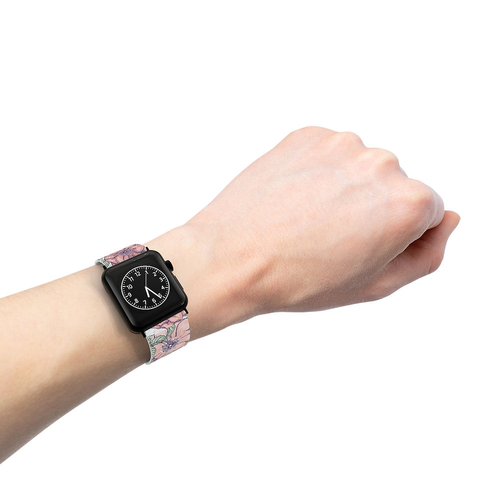 Miniatyrbild: Big flowers Watch Band for Apple Watch