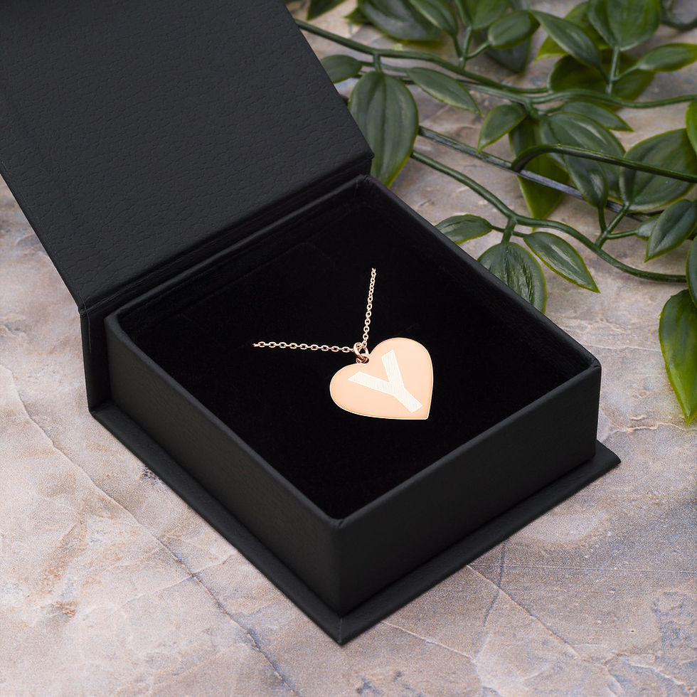 Miniatura: Y Heart Necklace