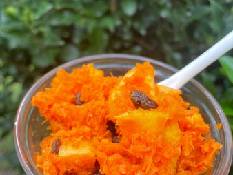 Let's make Healthy Carrot Raisin Salad