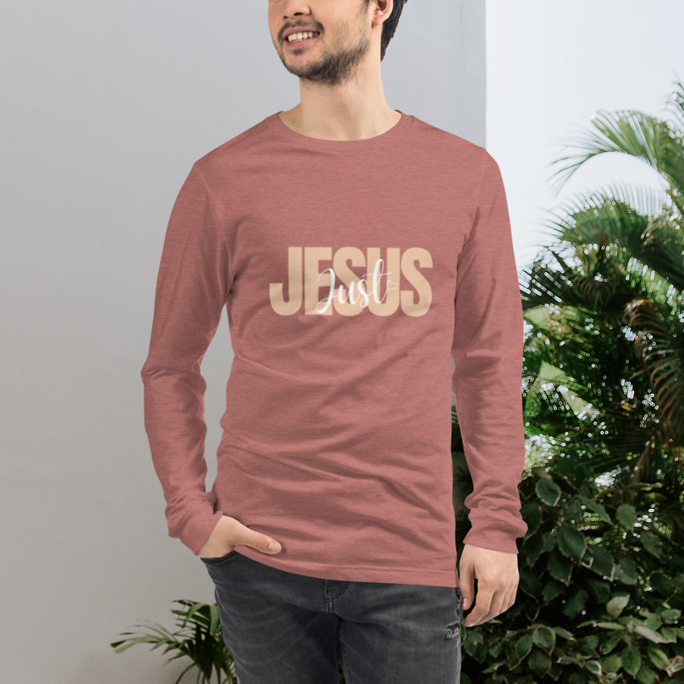 Thumbnail: Just Jesus Unisex Long Sleeve Tee