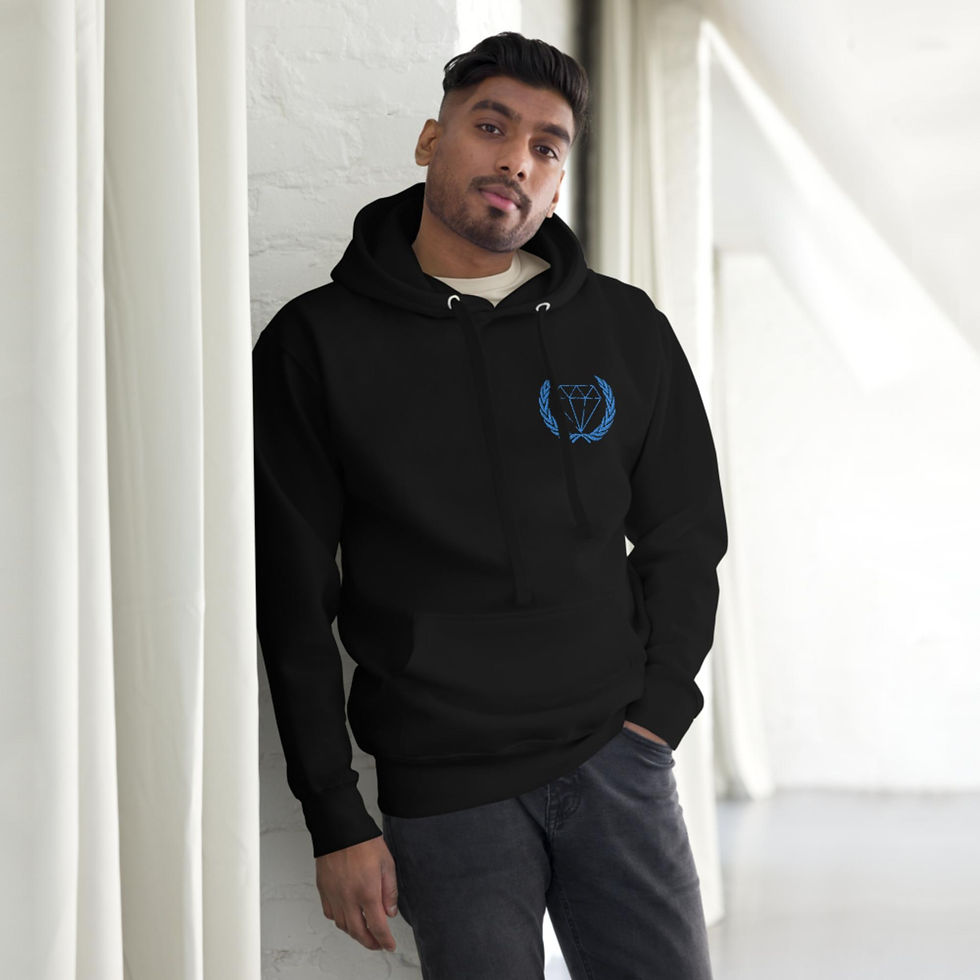 Miniatura:  Diamond & Crown Unisex Hoodie
