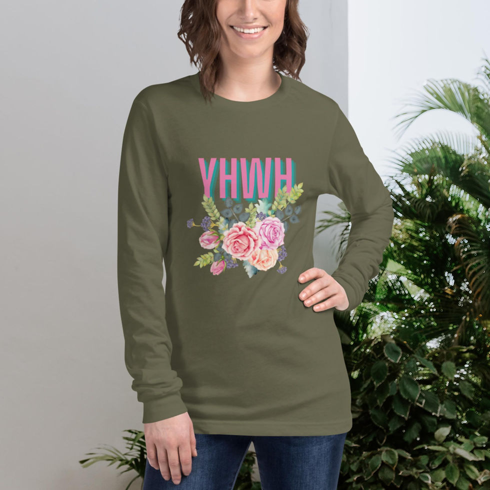 Miniatura: YHWH Unisex Long Sleeve Tee