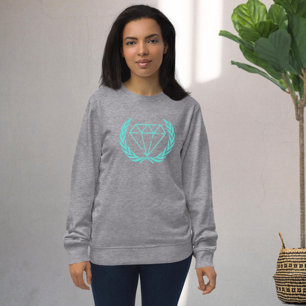Miniatura: Diamond & Crown- Organic Unisex Sweatshirt