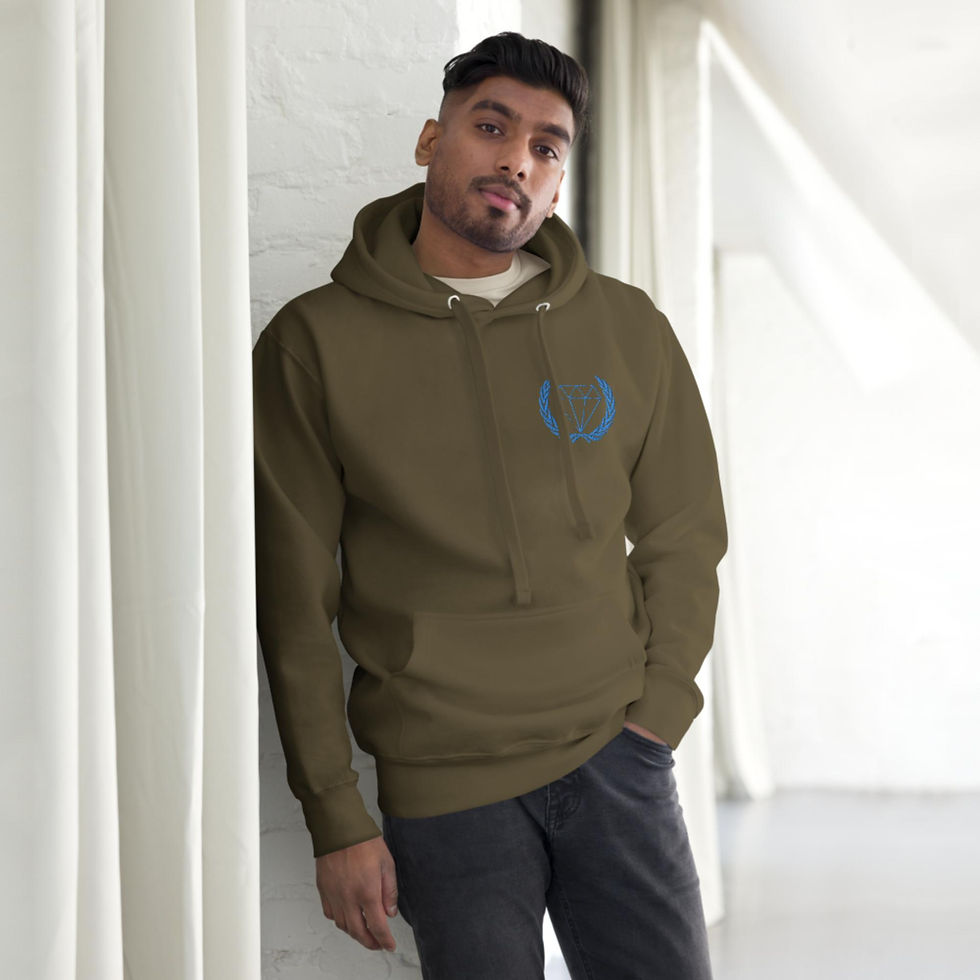 Miniatura:  Diamond & Crown Unisex Hoodie