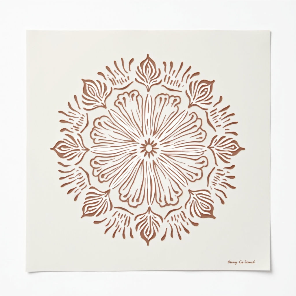 Floral Flourish Stencil