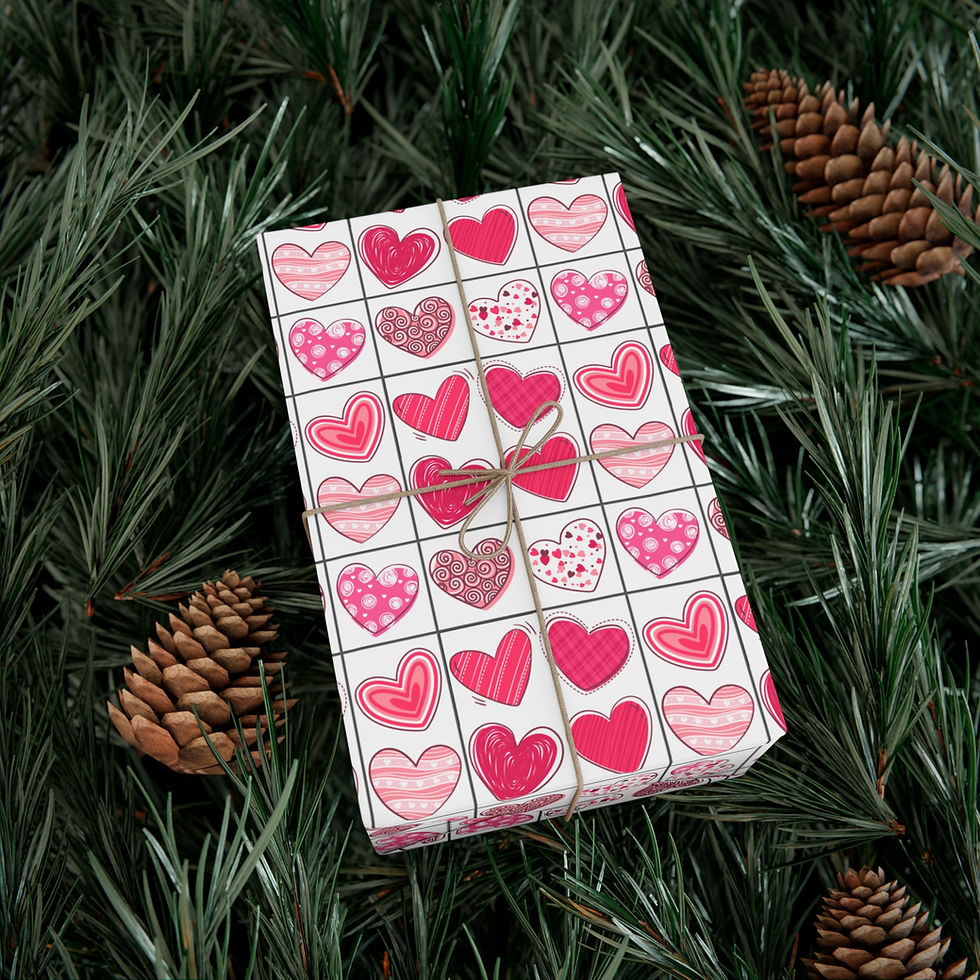 Thumbnail: Love Heart Wrapping Paper | Celebrate Valentine’s Day in Style!