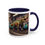 Thumbnail: Dino on the Tracks Mug – Dinosaur vs. Train Drama (11, 15oz)