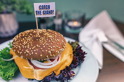 Restaurant am Baggersee Burger essen mi Stil