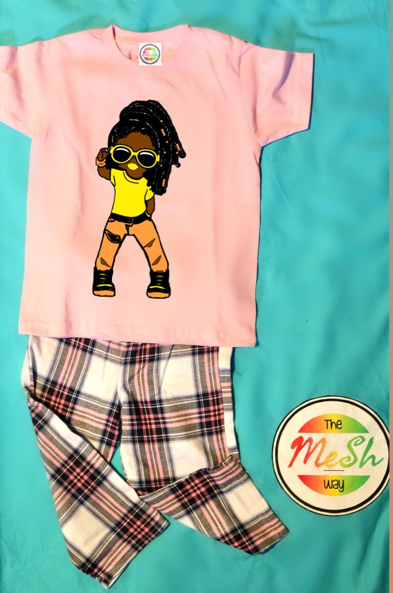 Thumbnail: Pink tartan pyjamas 