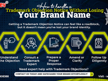 How to Handle a Trademark Objection Notice Without Losing Your Brand Name
