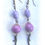 Thumbnail: Earrings Purple beads