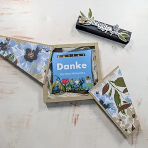 Dienstags-DIY Bastelidee: Schachtel mit Drehverschluss