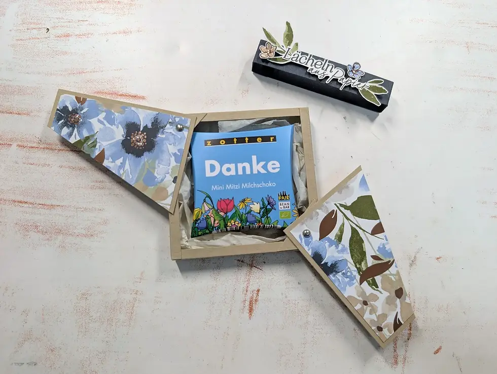 Dienstags-DIY Bastelidee: Schachtel mit Drehverschluss