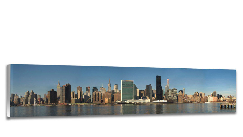 View of Manhattan on a clear and crisp December day, as seen from Roosevelt Island.