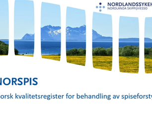 Viktig informasjon om NORSPIS NORSPIS er et nasjonalt kvalitetsregister som samler inn opplysninger fra personer som får behandling for spiseforstyrrelser i spesialisthelsetjenesten. Målet er å styrke kunnskapen og sikre bedre behandling i framtiden.  📊 Opplysningene brukes anonymt i rapporter og forskning – og du kan når som helst reservere deg dersom du ikke ønsker å være med.  ➡️ Les mer og reserver deg enkelt på norspis.no