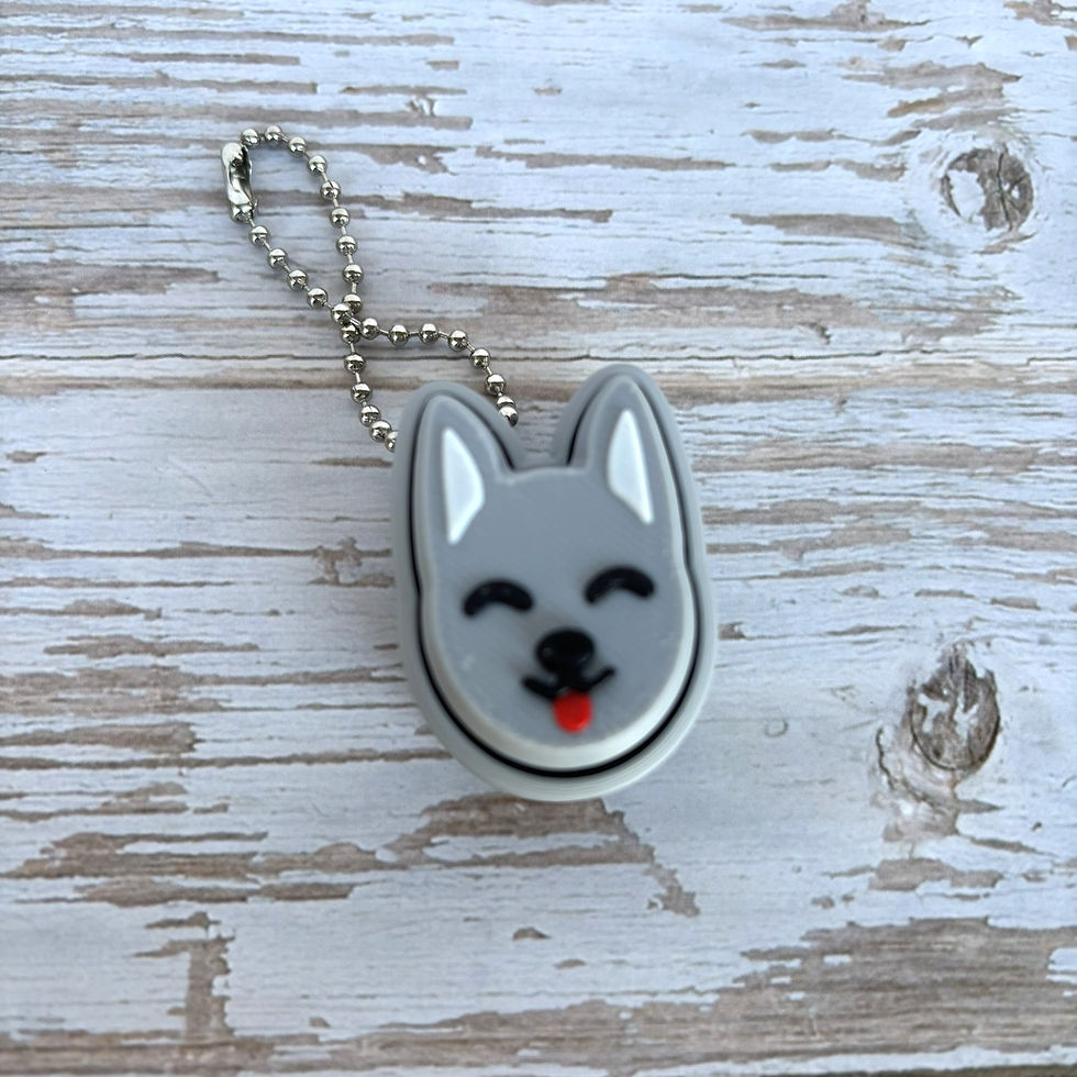 Thumbnail: Puppy Clickers Dog Fidget Clicker Keychains