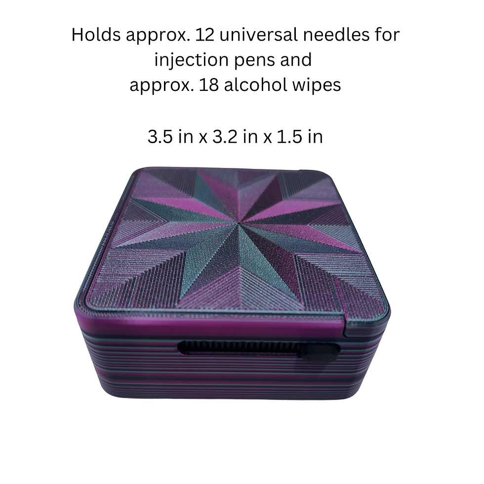 Thumbnail: Wipe Alcohol Prep Pad and Needle Storage Injection Diabetes Peptides