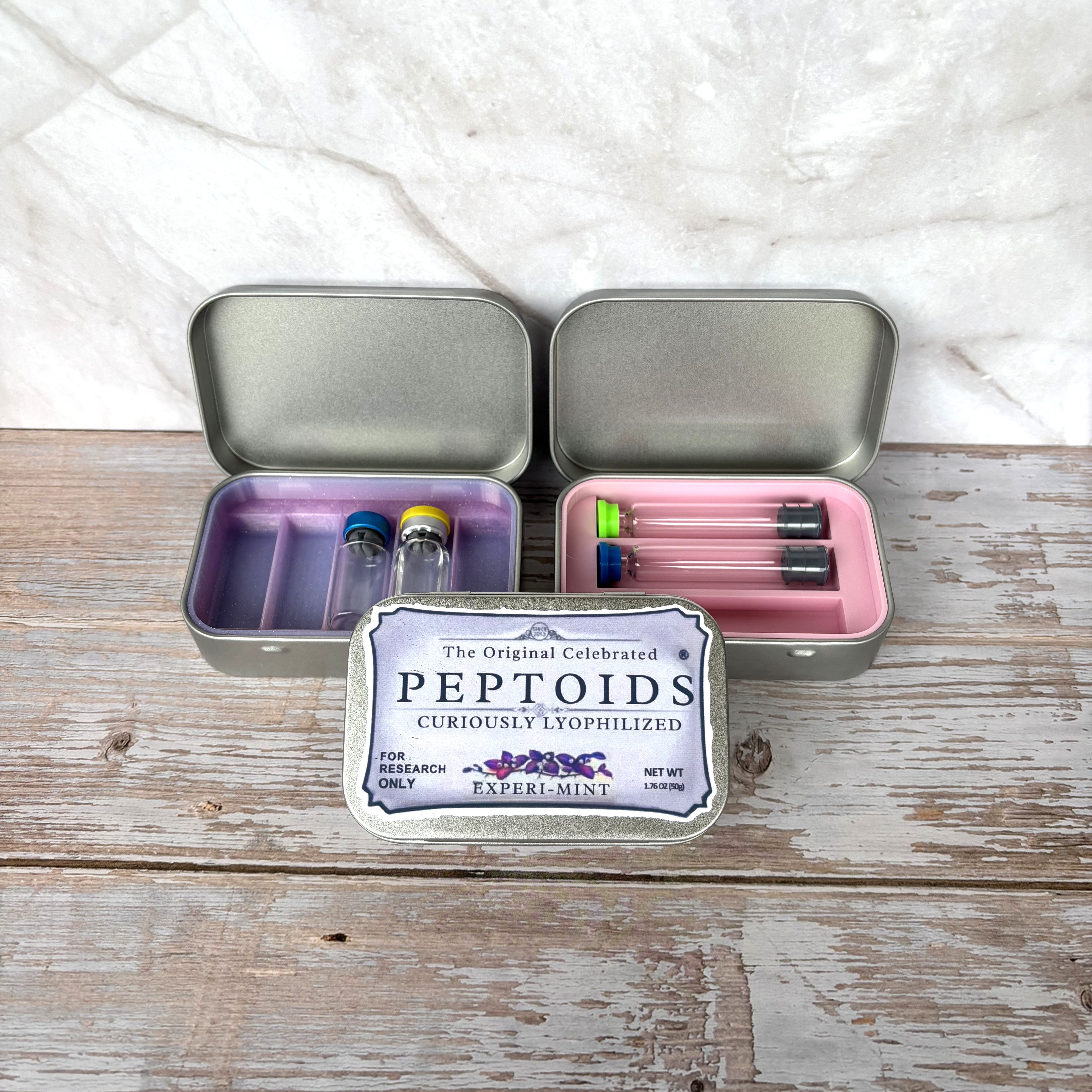 PEPTOID TIN CAN 3ML VIALS OR PEN CARTRIDGES